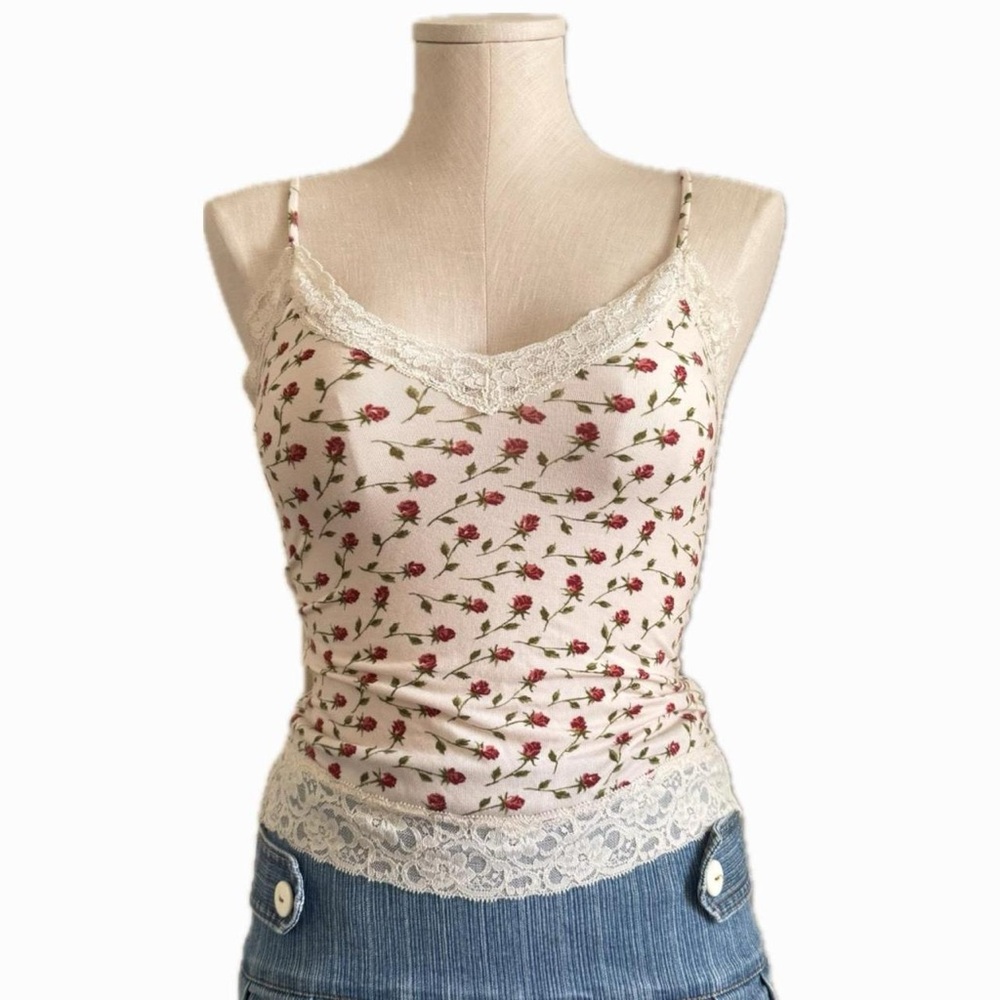 Reformation Dalton Lace Tank Top